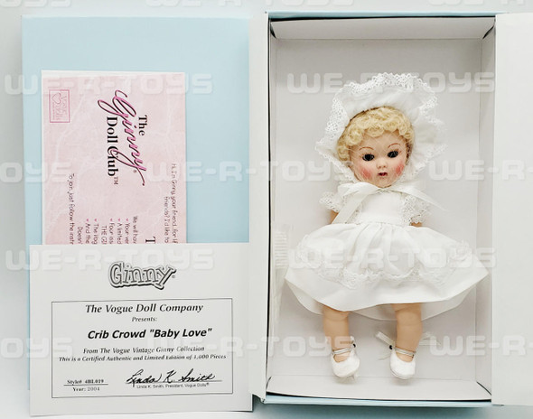 Ginny Dolls Ginny Vogue Dolls 8 Collectible Crib Crowd Baby Love Doll No 4BL019 NRFB