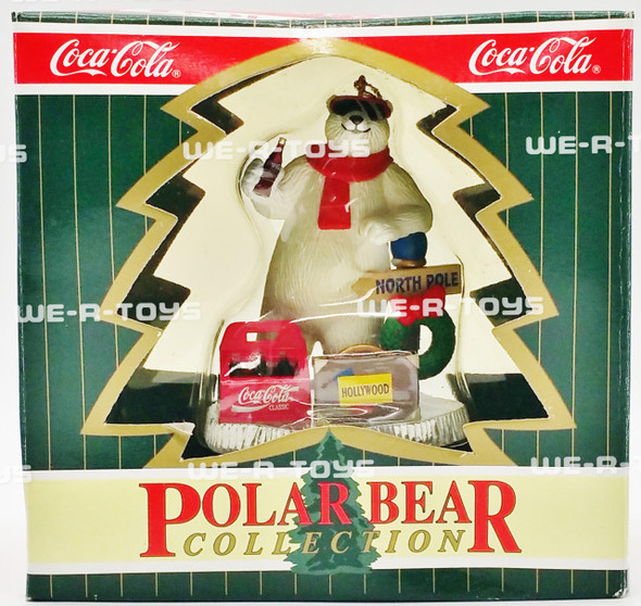 Coca-Cola Polar Bear Collection Polar Bear Ornament North Pole Coke 1996