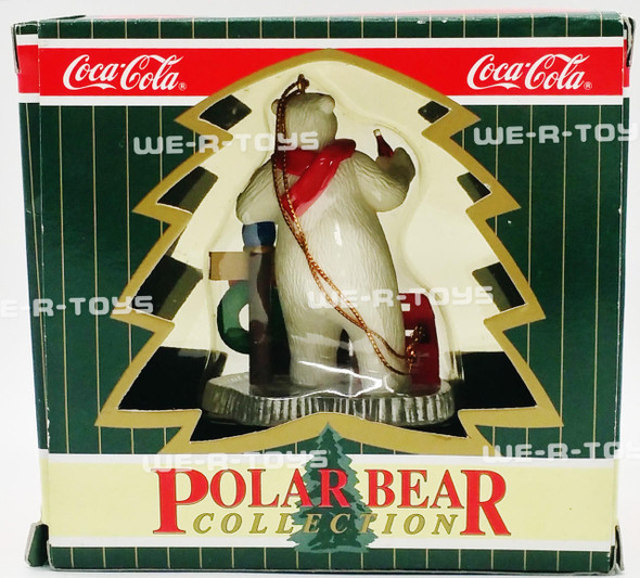 Coca-Cola Polar Bear Collection Polar Bear Ornament North Pole Coke 1996