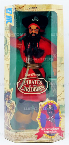 Walt Disney's Pirates of the Caribbean Captain Doll 1993 Mattel NRFB