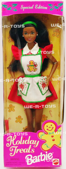 Barbie Holiday Treats Doll African American Special Edition 1997 Mattel 17618