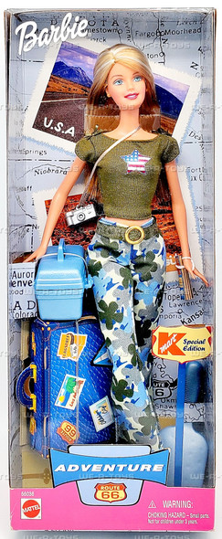Barbie Adventure Route 66 Special Edition Doll 2002 Mattel 56036