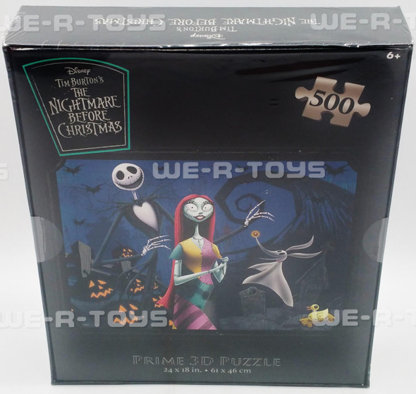 Disneys The Nightmare Before Christmas Prime 3D Puzzle 500 Pieces 24x18 NRFB