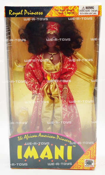 Imani The African American Princess Fashion Doll Red Outfit Olmec Toys 1994