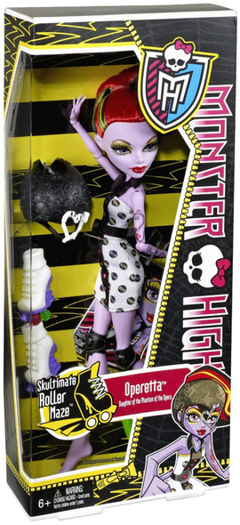 Monster High Skultimate Roller Maze Operetta Doll 2011 Mattel X3674