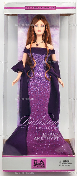 Barbie February Amethyst Doll Birthstone Collection 2002 Mattel #B3410