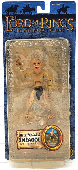 Lord of the Rings Super Poseable Smeagol with The One Ring Action Figure #81358