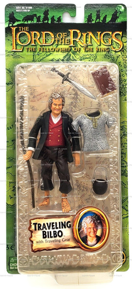 Lord of the Rings Traveling Bilbo Baggins Figure 2003 Toy Biz #81392