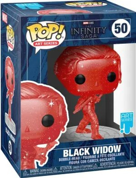 Funko Pop! Art Series Marvel Infinity Saga #50 Black Widow Vinyl Action Figure