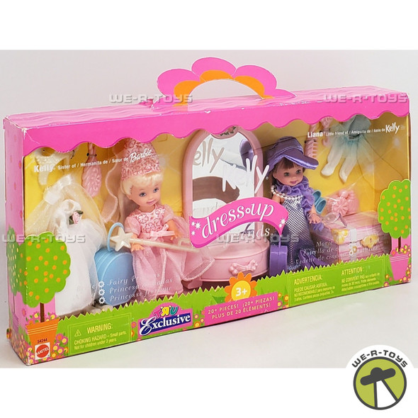 Barbie Kelly Dress Up Friends Kelly Fairy Princess & Liana Movie Star Toys R Us