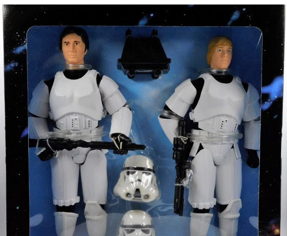 Star Wars Collector Series Han Solo & Luke Skywalker in Stormtrooper Gear KBToys