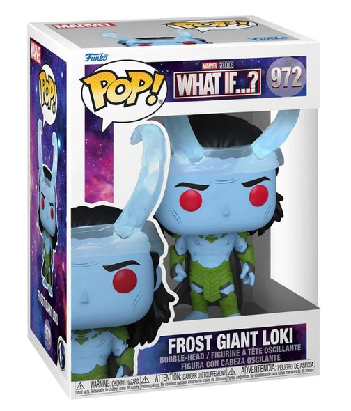 POP Pop! Marvel What If? #972 Frost Giant Loki Pop Figure
