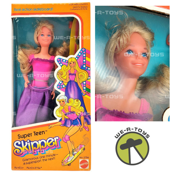 Barbie Super Teen Skipper Sister of Barbie Vintage 1978 Mattel # 2756 NRFB