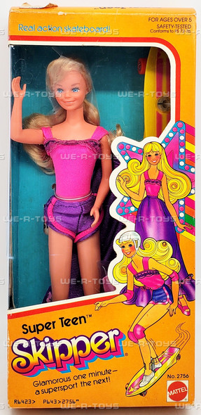 Barbie Super Teen Skipper Sister of Barbie Vintage 1978 Mattel 2756