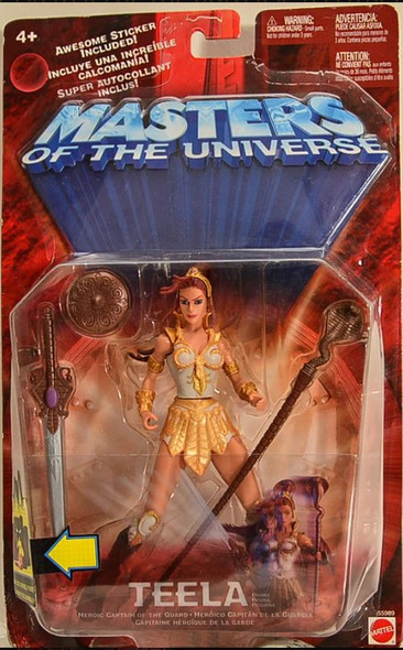 2002 Masters of the Universe Teela 6" Action Figure Mattel 55989