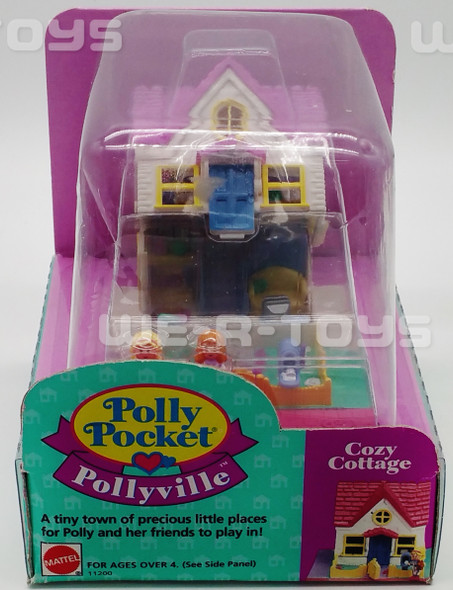 Polly Pocket Pollyville Cozy Cottage Mattel 1994 No 11200 NRFP