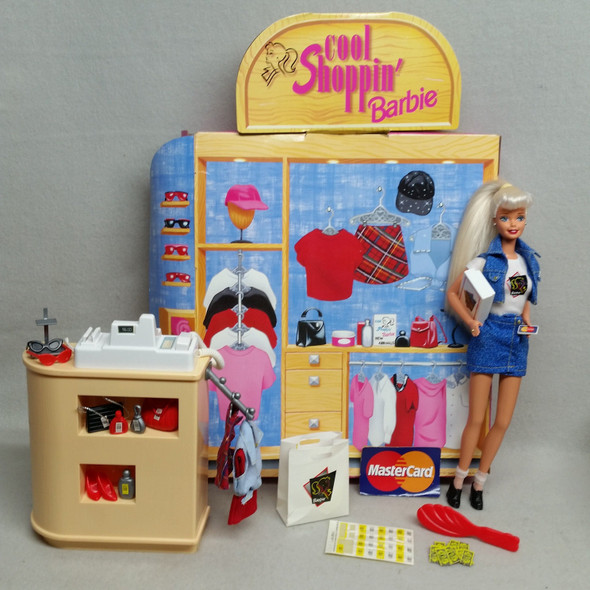 Cool Shoppin' Barbie Doll Play Set 1997 Mattel 17487 NEW