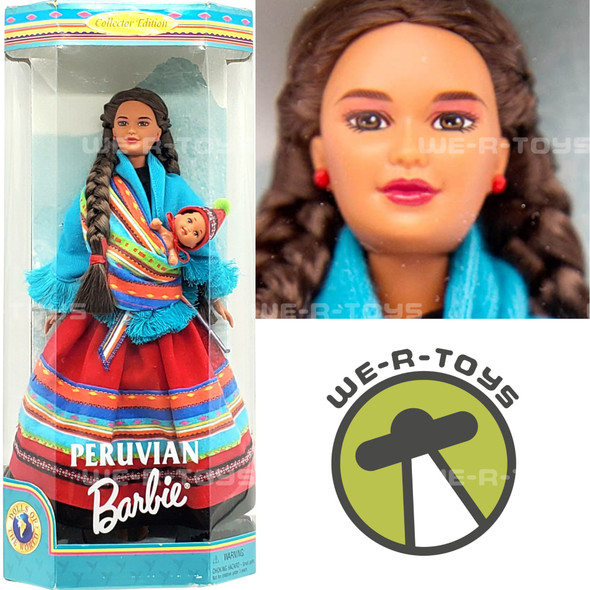 Peruvian Barbie Dolls of the World South American Collection 1998 Mattel 21506