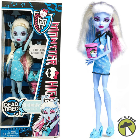 Monster High Dead Tired Abbey Bominable Doll 2012 Mattel X6917