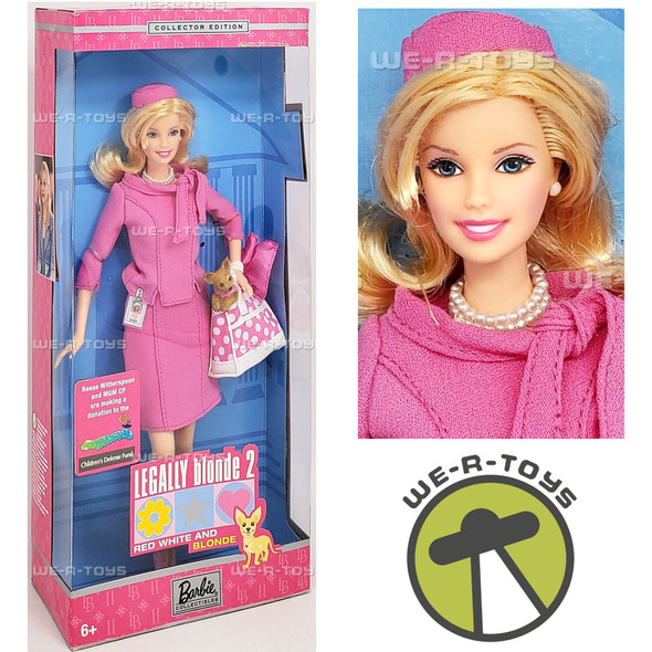 Barbie Legally Blonde 2 Red White And Blonde Doll 2003 Mattel No B9234