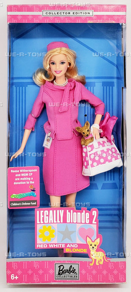 Barbie Legally Blonde 2 Red White And Blonde Doll 2003 Mattel No B9234