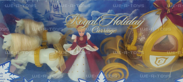 Disney Cinderella Royal Holiday Carriage Playset 1998 Mattel No 19096 NRFB