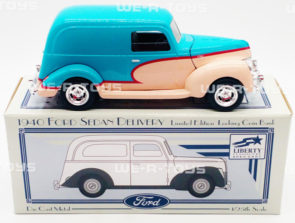 Eastwood Automobilia Way Cool 1940 Ford Sedan Delivery Vehicle Coin Bank NEW