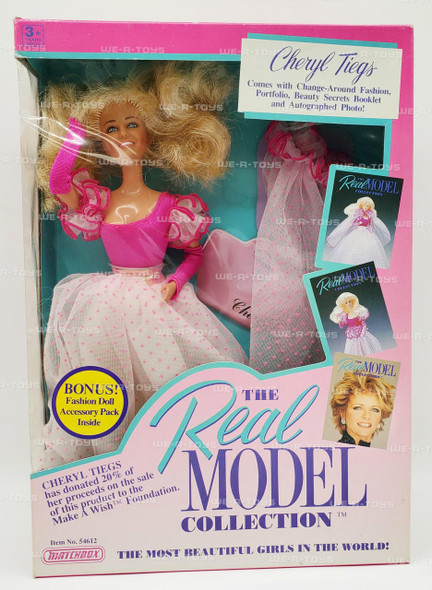 Matchbox The Real Model Collection Cheryl Tiegs Doll 1989 Matchbox No 54612 NRFB