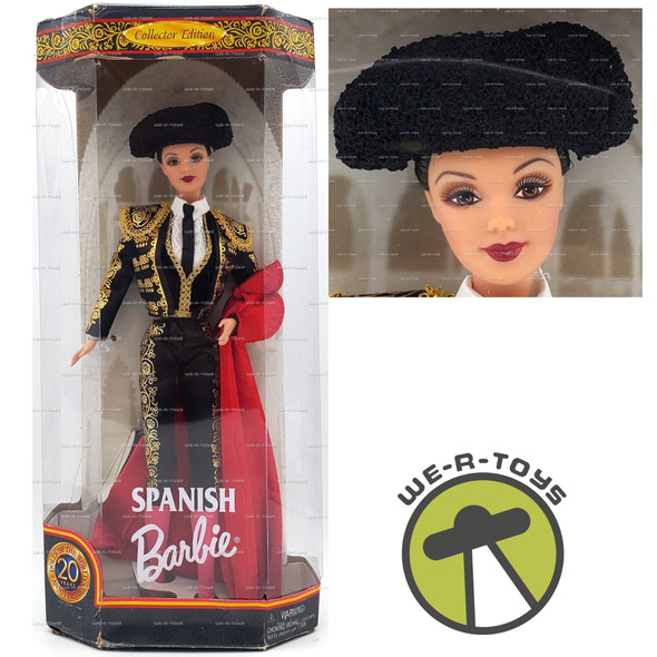 Spanish Barbie Doll Dolls of The World 20th Anniversary 1999 Mattel #24670