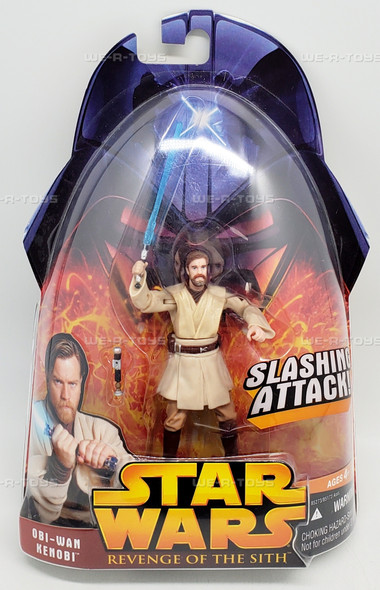 Star Wars Revenge of the Sith #1 Obi-Wan Kenobi Action Figure Hasbro 2005