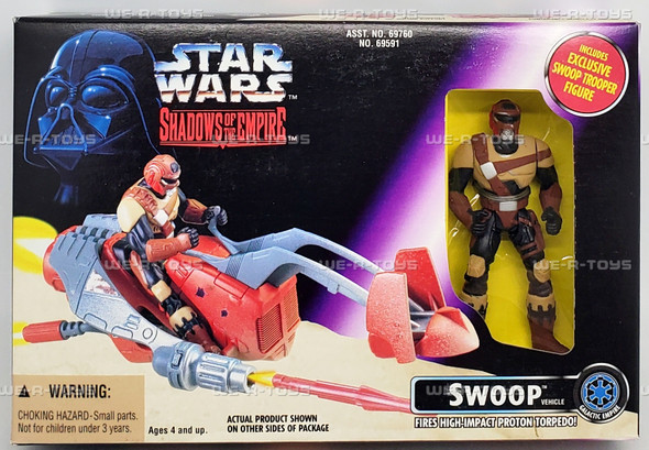 Star Wars Shadows of The Empire Swoop Vehicle & Trooper Figure Kenner 1996 NEW