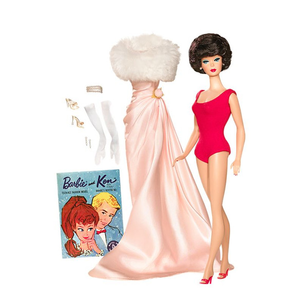 My Favorite Barbie 1962 Brunette Bubble Cut Doll Reproduction 2008 Mattel N4975