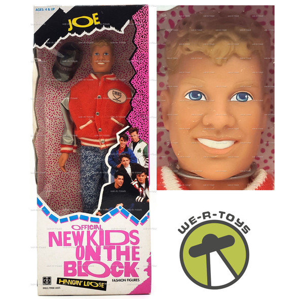 Official New Kids On The Block Hangin' Loose Joe 12.25" Doll 1990 Hasbro