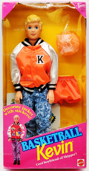 Barbie Basketball Kevin Doll Boyfriend of Skipper Mattel 1992 No. 4713 NRFB