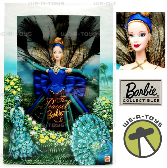 The Peacock Barbie Doll Birds of Beauty Collection 1st in a Series Mattel 19365
