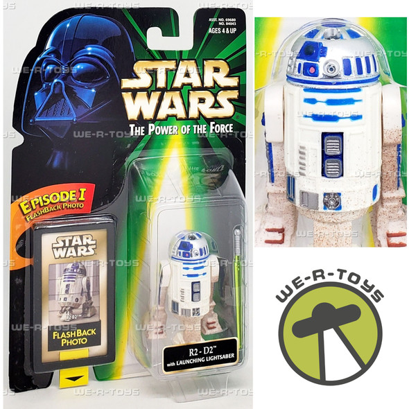 Star Wars Power of the Force Flashback Photo R2-D2 Launching Saber Action Figure