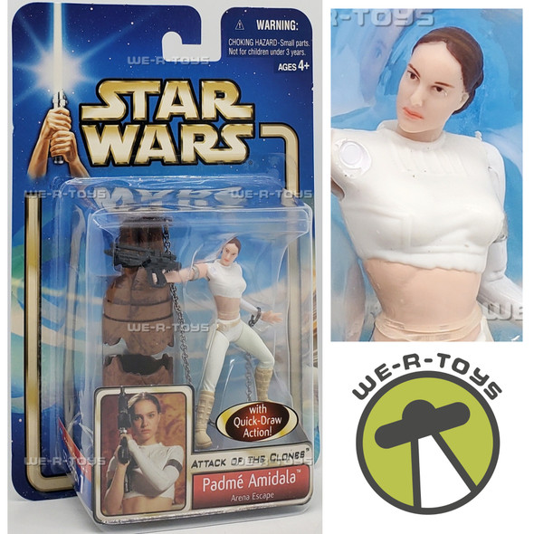 Star Wars Episode II Attack of the Clones Padme Amidala Arena Escape Figure 2002