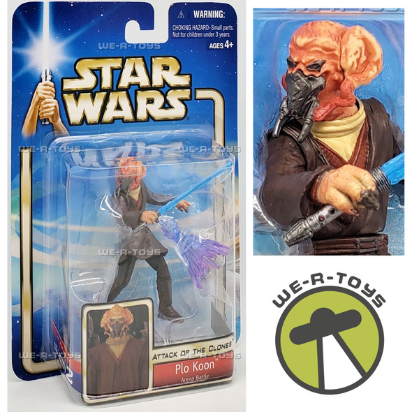 Star Wars Episode II Attack of the Clones Plo Koon Arena Battle Action Figure