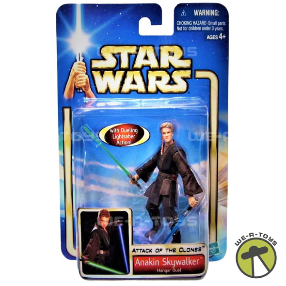 Star Wars Episode II Attack of the Clones Anakin Skywalker Hanger Duel Figure