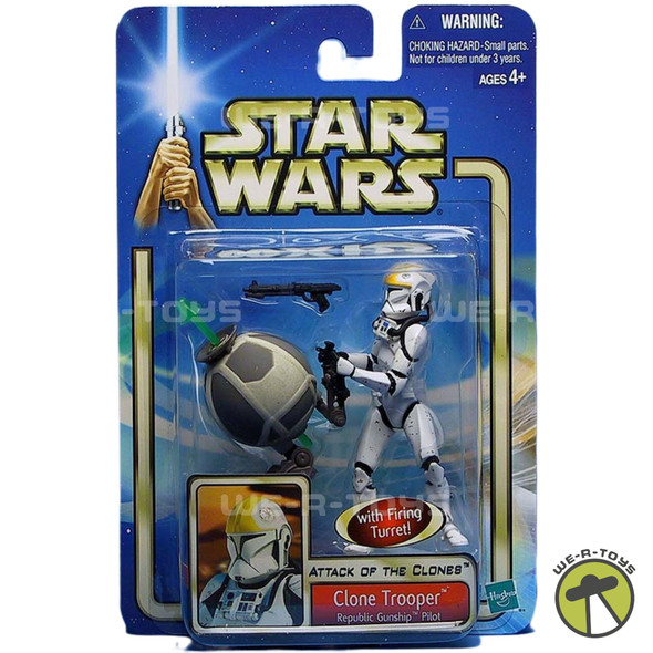 Star Wars Episode II Attack of the Clones Clone Trooper Gunship Pilot Figure