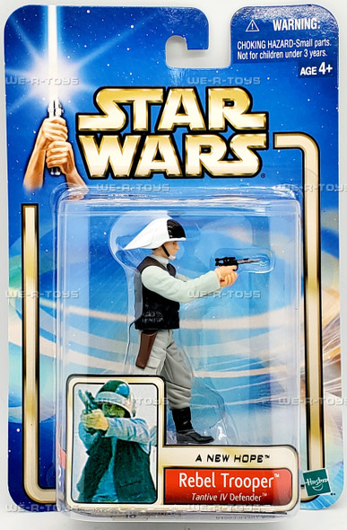 Star Wars A New Hope Rebel Trooper Tantive IV Defender Action Figure Hasbro 2002