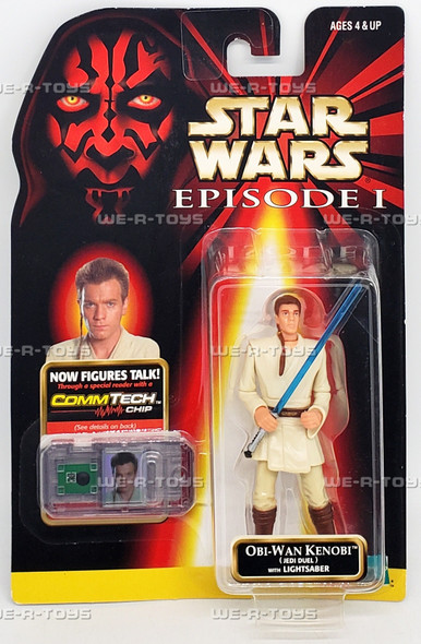 Star Wars Episode I The Phantom Menace Obi-Wan Kenobi Jedi Duel Figure 1998