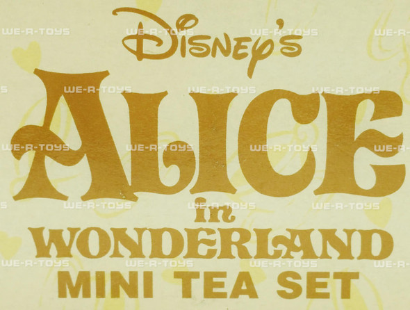Disneys Alice in Wonderland Mini Tea Set Walt Disney Attractions NEW