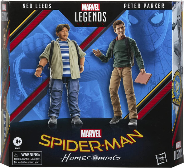 Marvel Legends Spider-Man Homecoming Ned Leeds and Peter Parker Action Figure Set