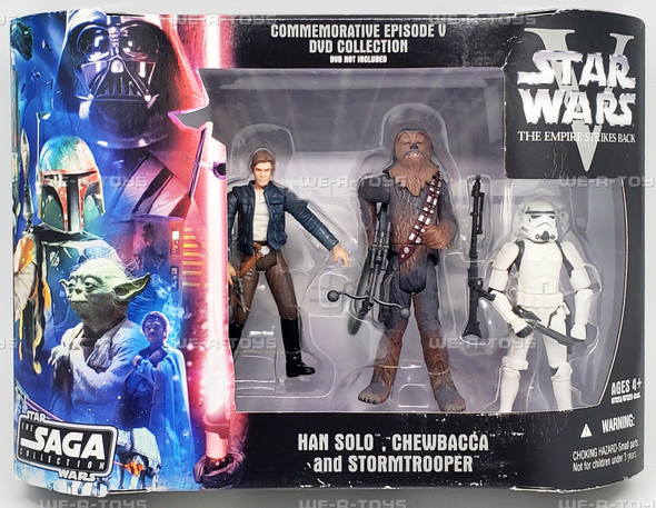 Star Wars Episode V Commemorative DVD Collection Figures Pack Hasbro 2006 NRFB