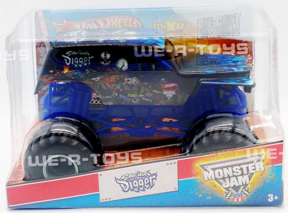 Hot Wheels Monster Jam 25th Anniversary Son-Uva Digger Monster Truck 2017