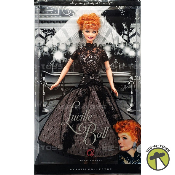 Lucille Ball Legendary Lady of Comedy Pink Label Barbie Doll 2008 Mattel N2691