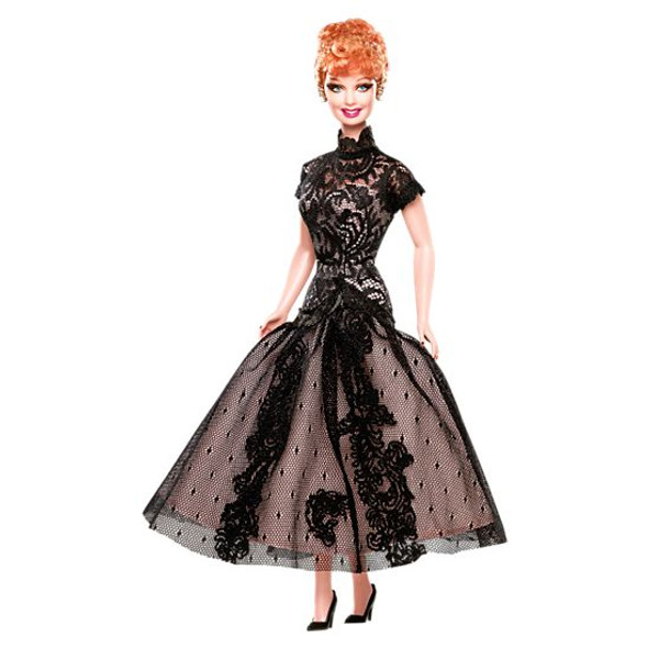 Lucille Ball Legendary Lady of Comedy Pink Label Barbie Doll 2008 Mattel N2691