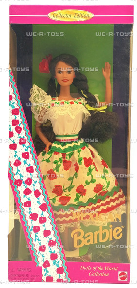 Mexican Barbie Doll Dolls of the World Collection 1995 Mattel No 14449