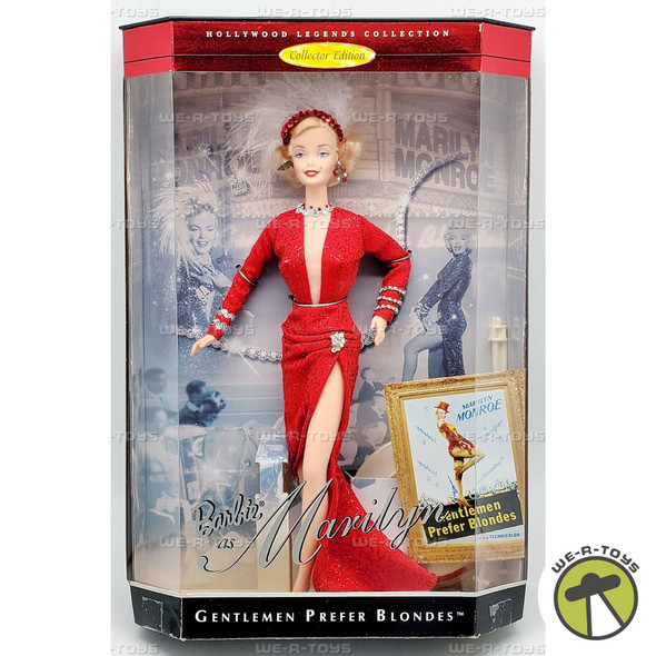 Barbie as Marilyn Monroe Gentlemen Prefer Blondes Doll 1997 Mattel 17452